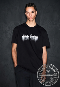 ARMANI EXCHANGE REGULAR FIT BLACK T-SHIRT 1 ARMANI EXCHANGE REGULAR FIT BLACK T-SHIRT
