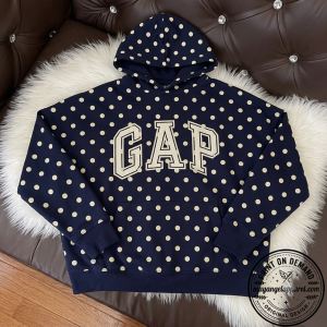 gap polka dot hoodie