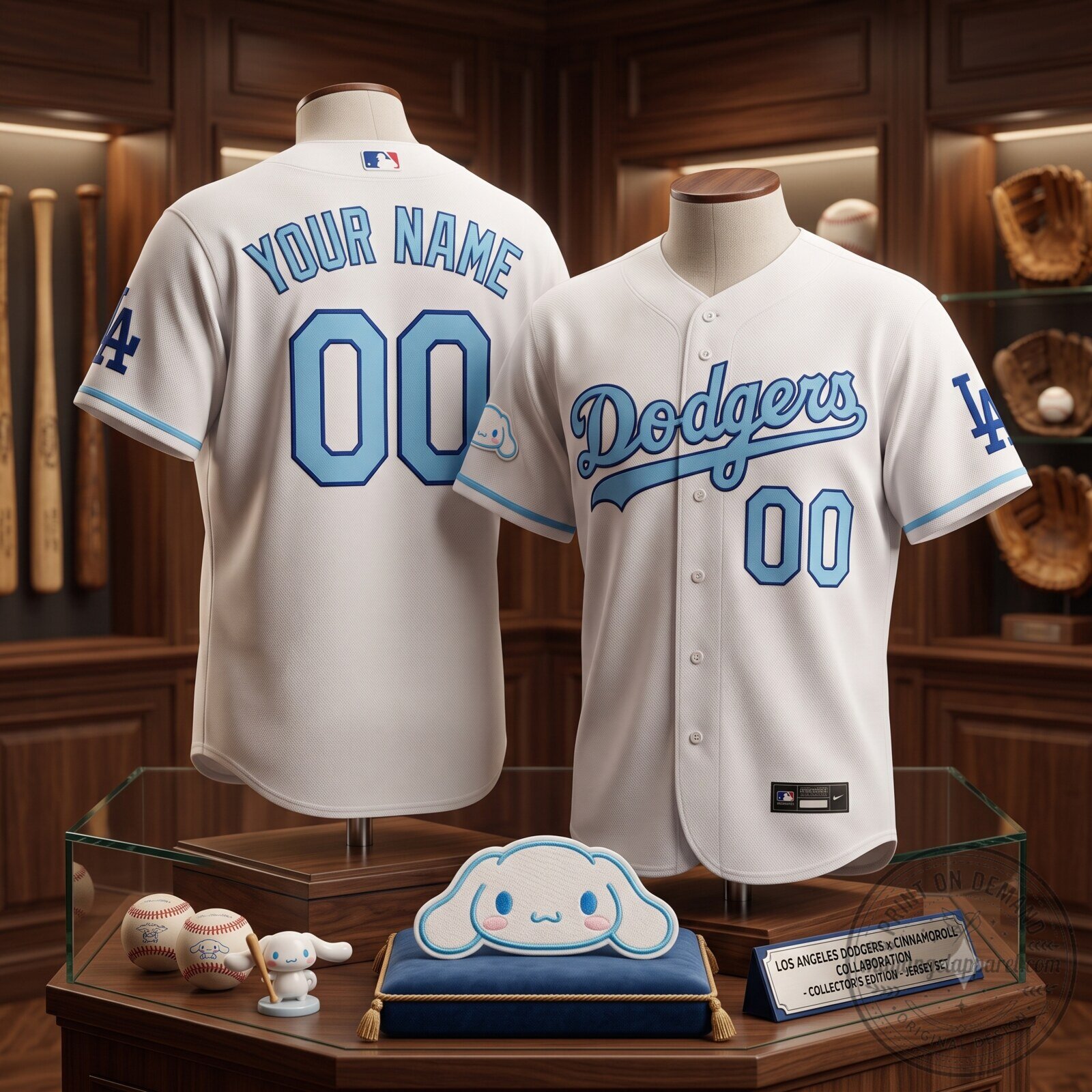 Los Angeles Dodgers x Cinnamoroll Vapor Premier Limited Custom Jersey