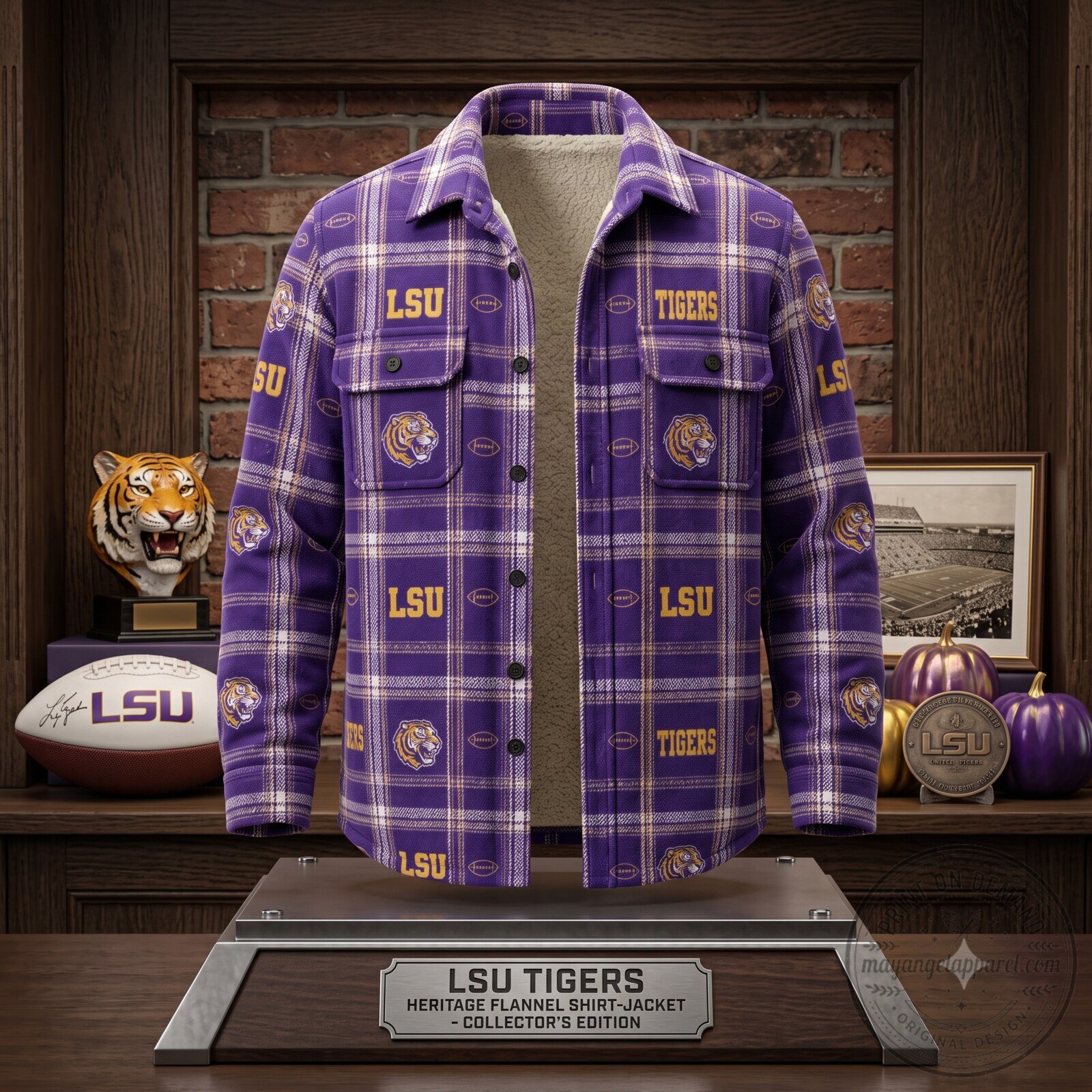 LSU Tigers Premium Flannel Shirt 2026