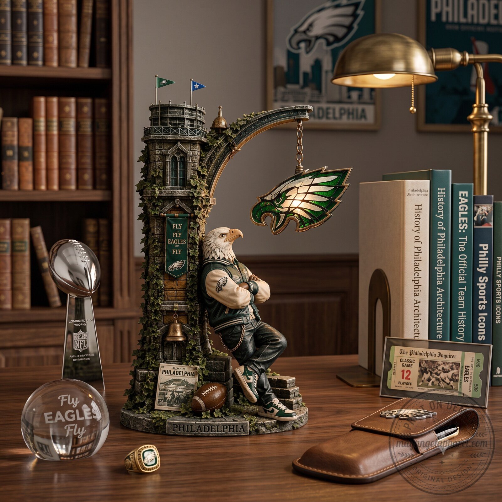 PLDE Bookshelf Figurines Lamp NTNA