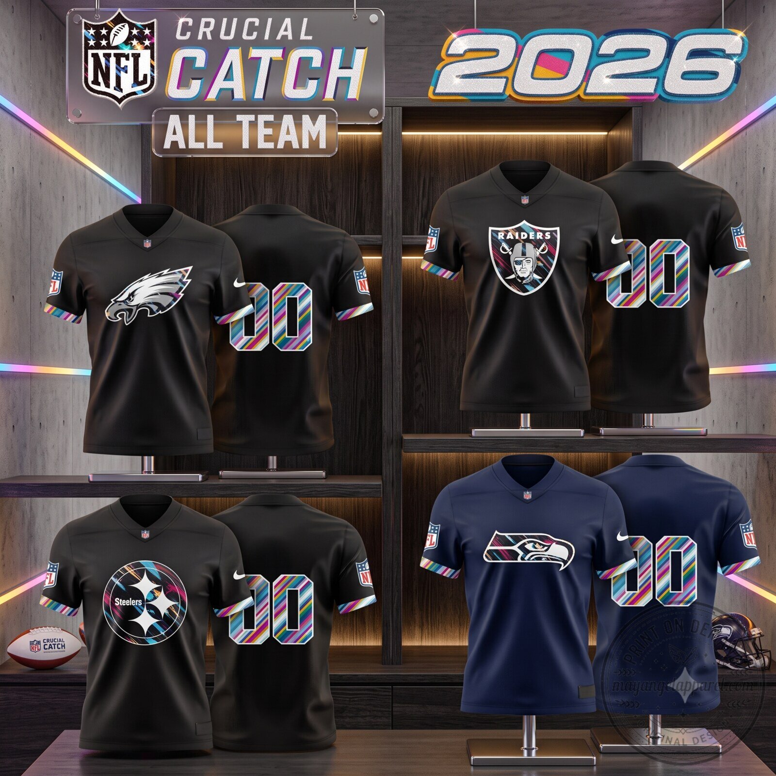 All-Team 2026 Crucial Catch Black Jersey Limited Edition