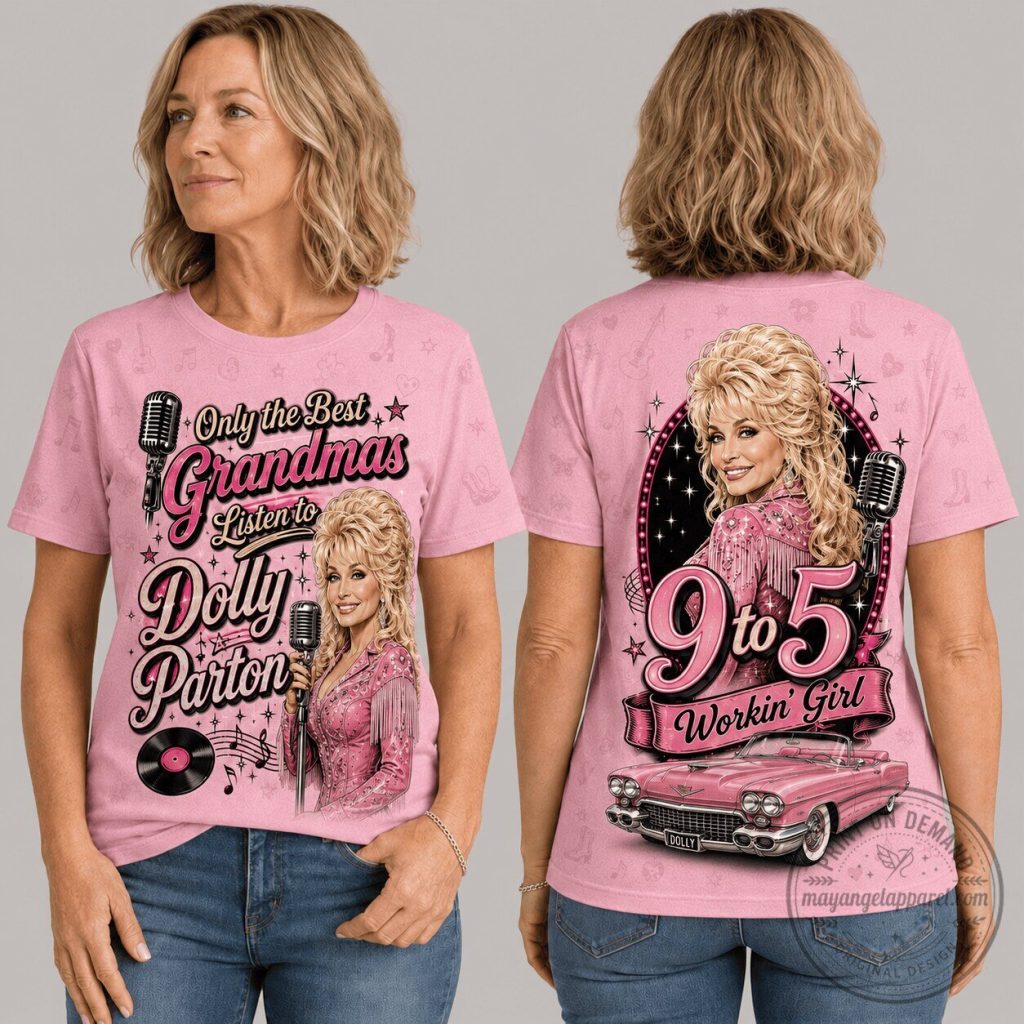 Dolly Parton Shirt for Grandmas Who Listen to Classic Country Music T-Shirt