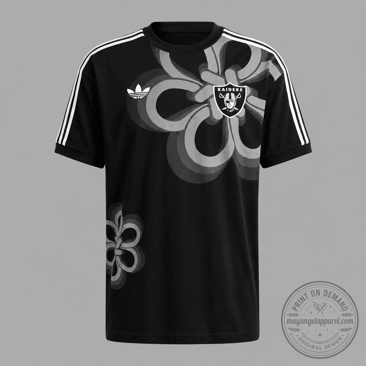 Las Vegas Raiders Adidas Originals Trefoil Graphic T-Shirt
