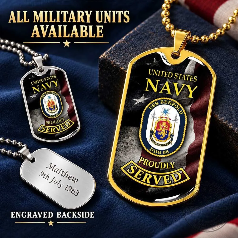 United States Army Proudly Served Engraved Dog Tag Pendant Necklace 8 United States Army Proudly Served Engraved Dog Tag Pendant Necklace