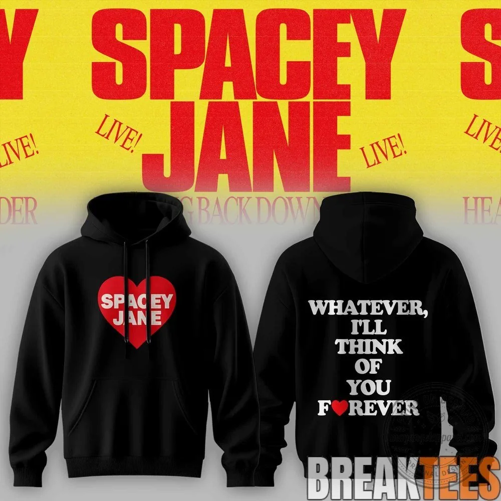 Spacey Jane Whatever I'll Think Of You Forever Black Hoodie