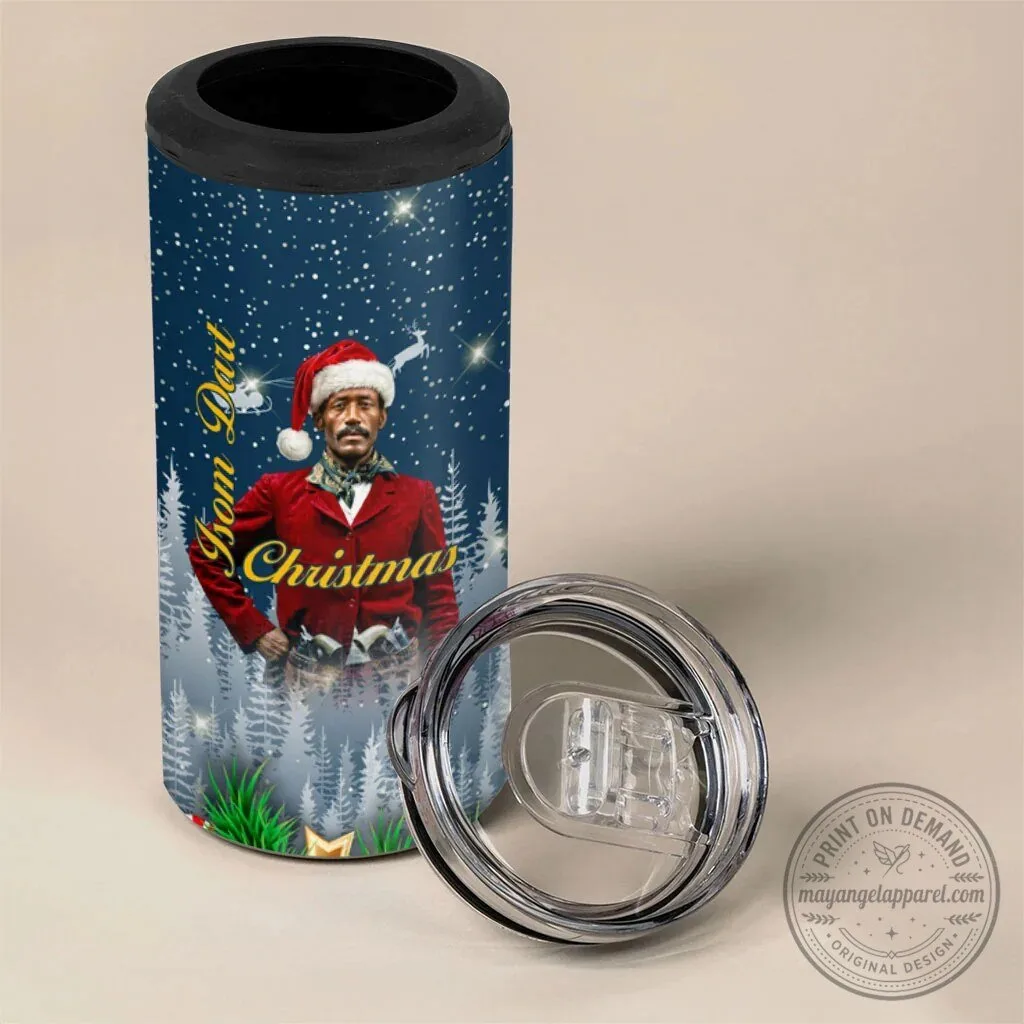 Isom Dart Christmas Cowboy Up For Christmas Ho Ho Yeehaw Can Cooler Tumbler 9 Isom Dart Christmas Cowboy Up For Christmas Ho Ho Yeehaw Can Cooler Tumbler