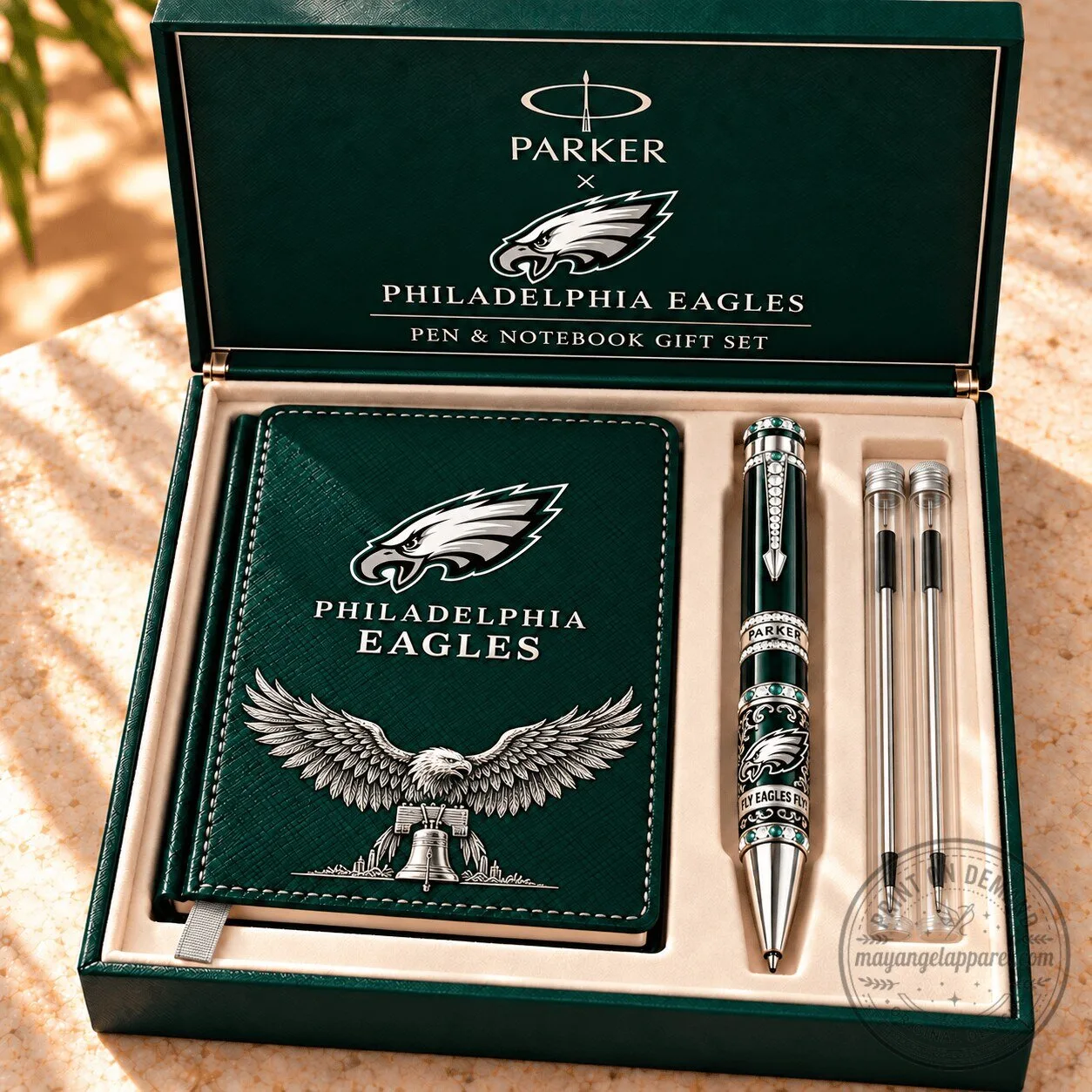 Philadelphia Eagles Parker Pen and Notebook Gift Set