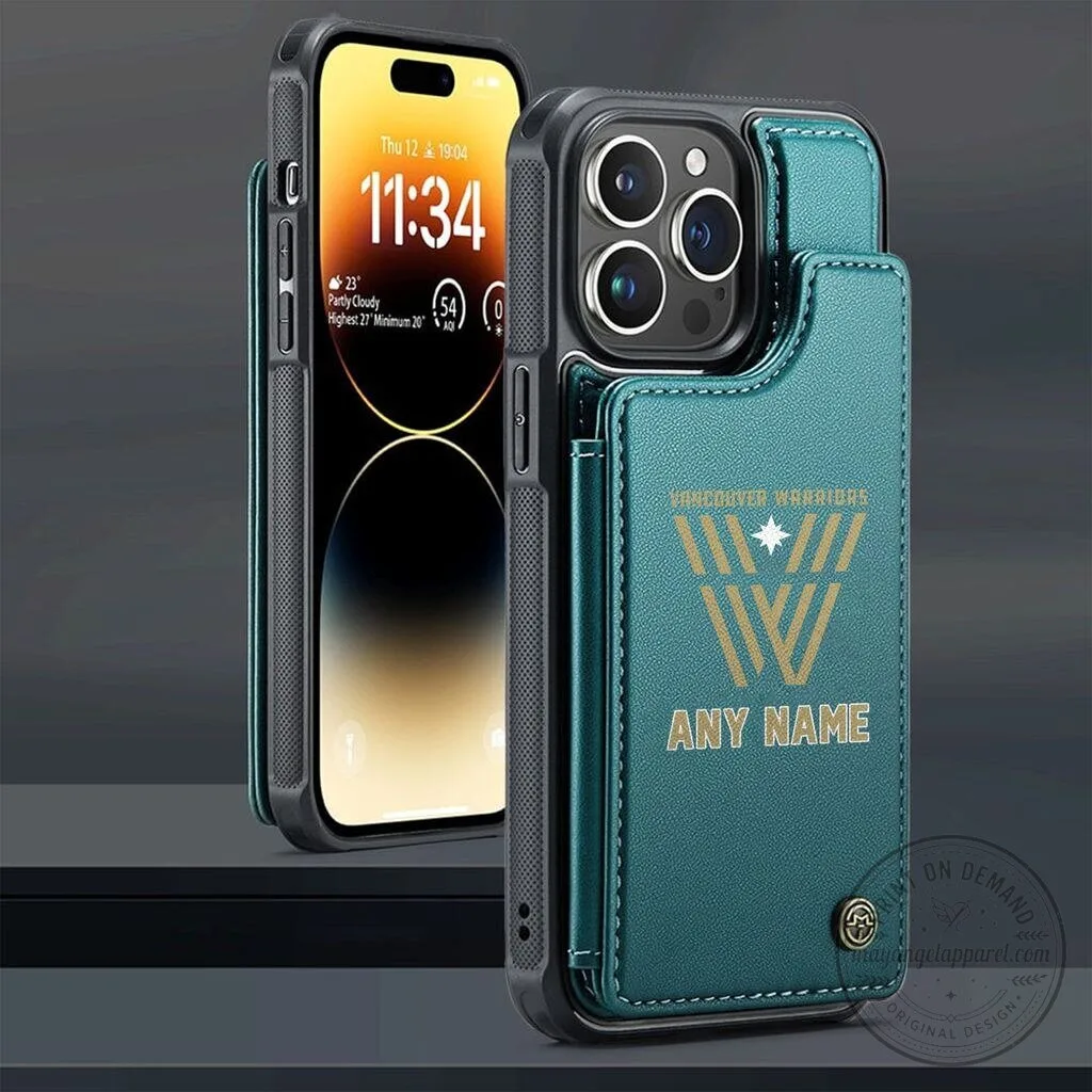 Vancouver Warriors Personalized Leather Phone Case with Custom Name 13 Vancouver Warriors Personalized Leather Phone Case with Custom Name