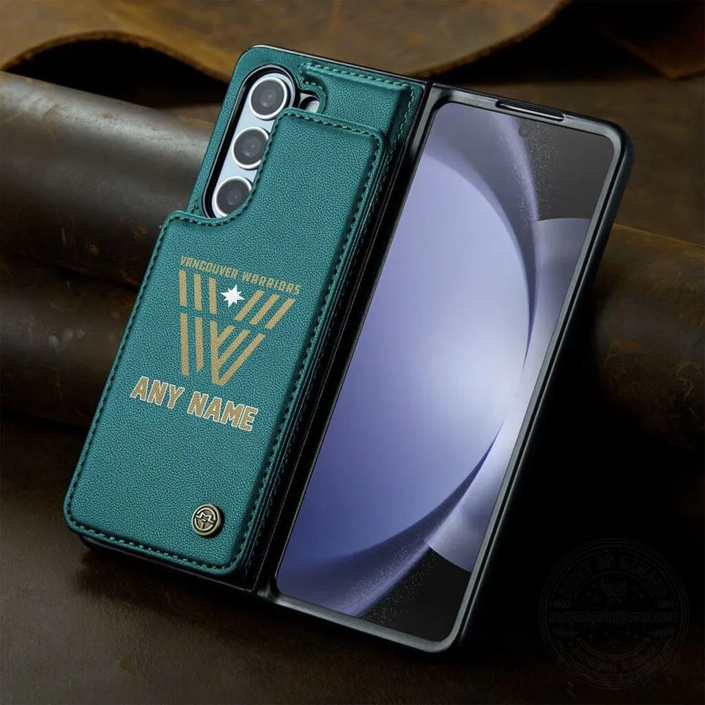 Vancouver Warriors Personalized Leather Phone Case with Custom Name 18 Vancouver Warriors Personalized Leather Phone Case with Custom Name