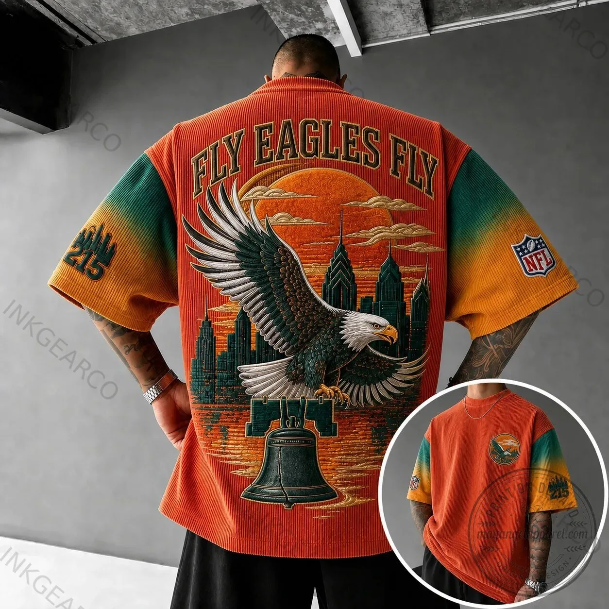 Philadelphia Eagles Fly Eagles Fly NFL Football Team Fan Hawaiian Shirt