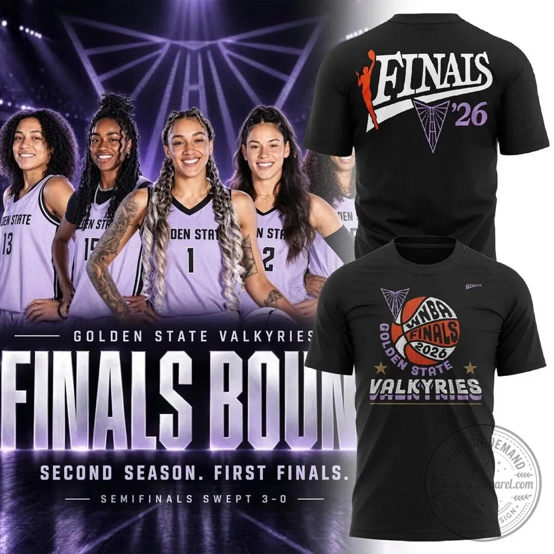 Golden State Valkyries 2026 WNBA Finals Bound Basketball T-Shirt