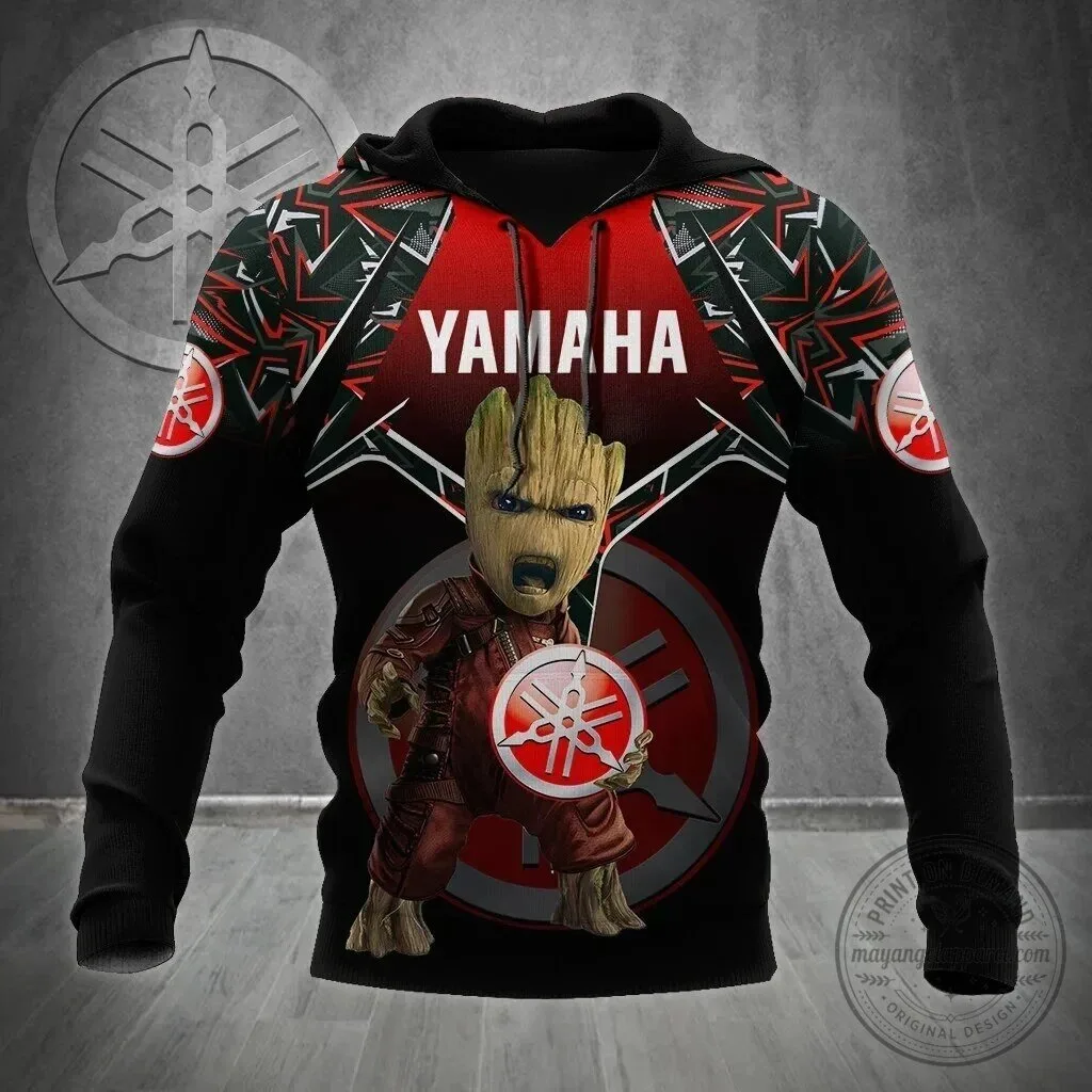 Yamaha Racing Team Groot Guardians of the Galaxy Graphic Hoodie