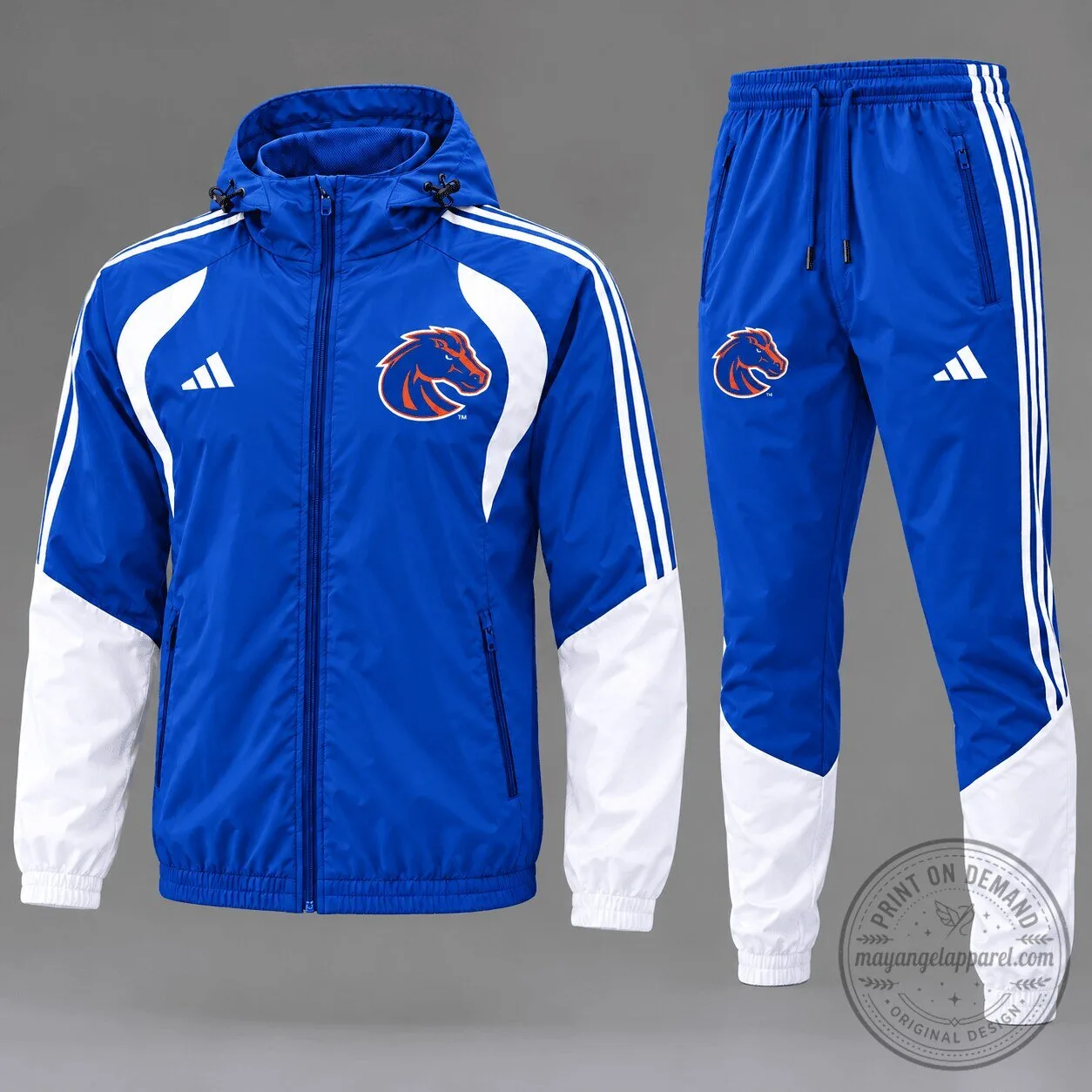 Boise State Broncos NCAA Game Day Varsity Stripe Tracksuit