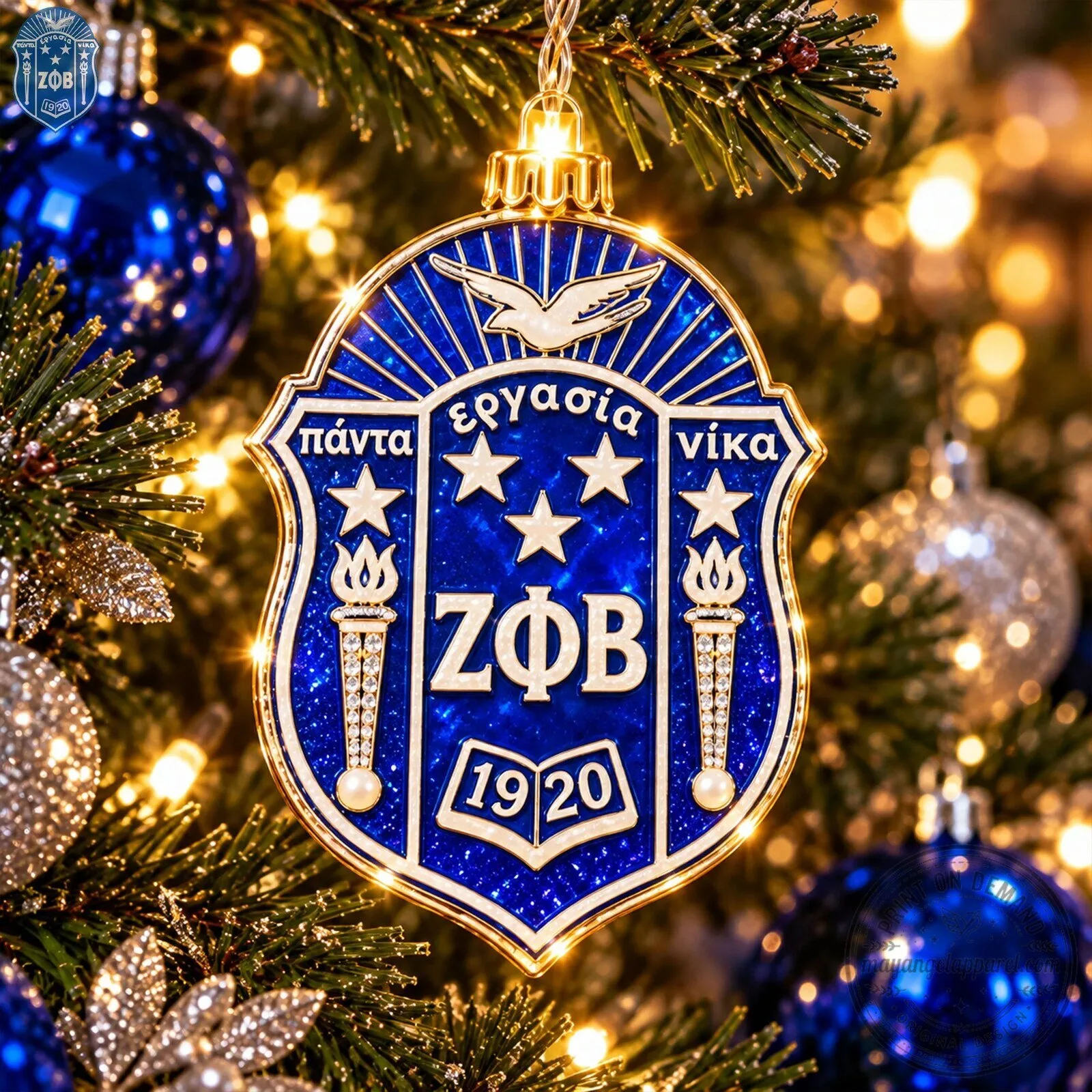 Zeta Phi Beta Sorority Holiday Ornament String Lights Christmas Decorations 9 Zeta Phi Beta Sorority Holiday Ornament String Lights Christmas Decorations