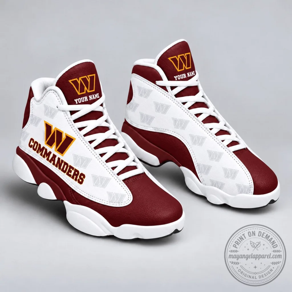 Washington Commanders Personalized Football Team Fan Sneakers Shoes Washington Commanders Personalized Football Team Fan Sneakers Shoes