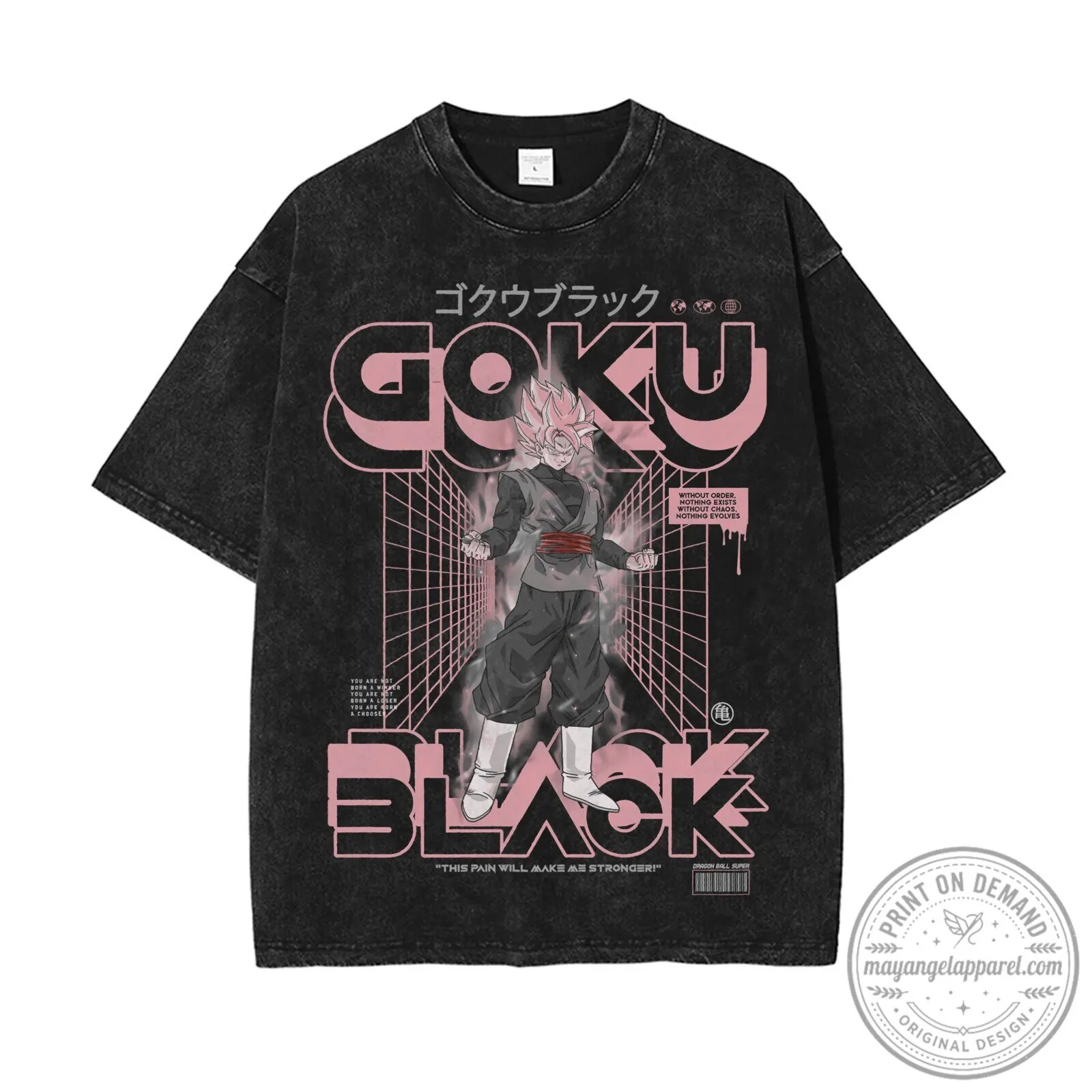Goku Black Super Saiyan Rose Dragon Ball Super T-Shirt