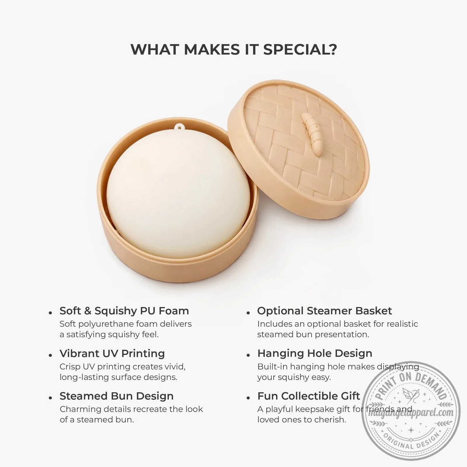 Personalized Kindergarten Here I Come Steamed Bun Squishy Stress Relief Toy 9 Personalized Kindergarten Here I Come Steamed Bun Squishy Stress Relief Toy