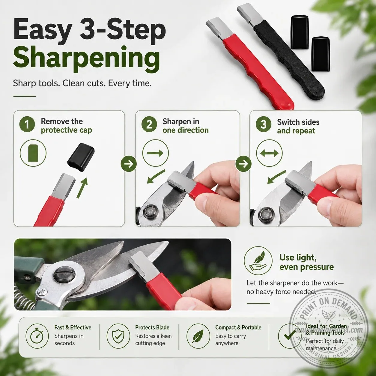 Professional 3-in-1 Knife Sharpener for Kitchen, Outdoor, and Garden Tools 13 Professional 3-in-1 Knife Sharpener for Kitchen, Outdoor, and Garden Tools