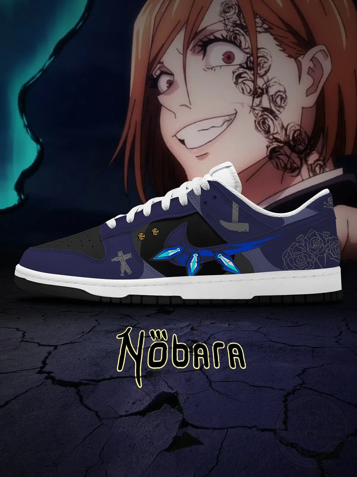 Nobara Kugisaki Jujutsu Kaisen Anime Character Custom Court Low Top Sneakers