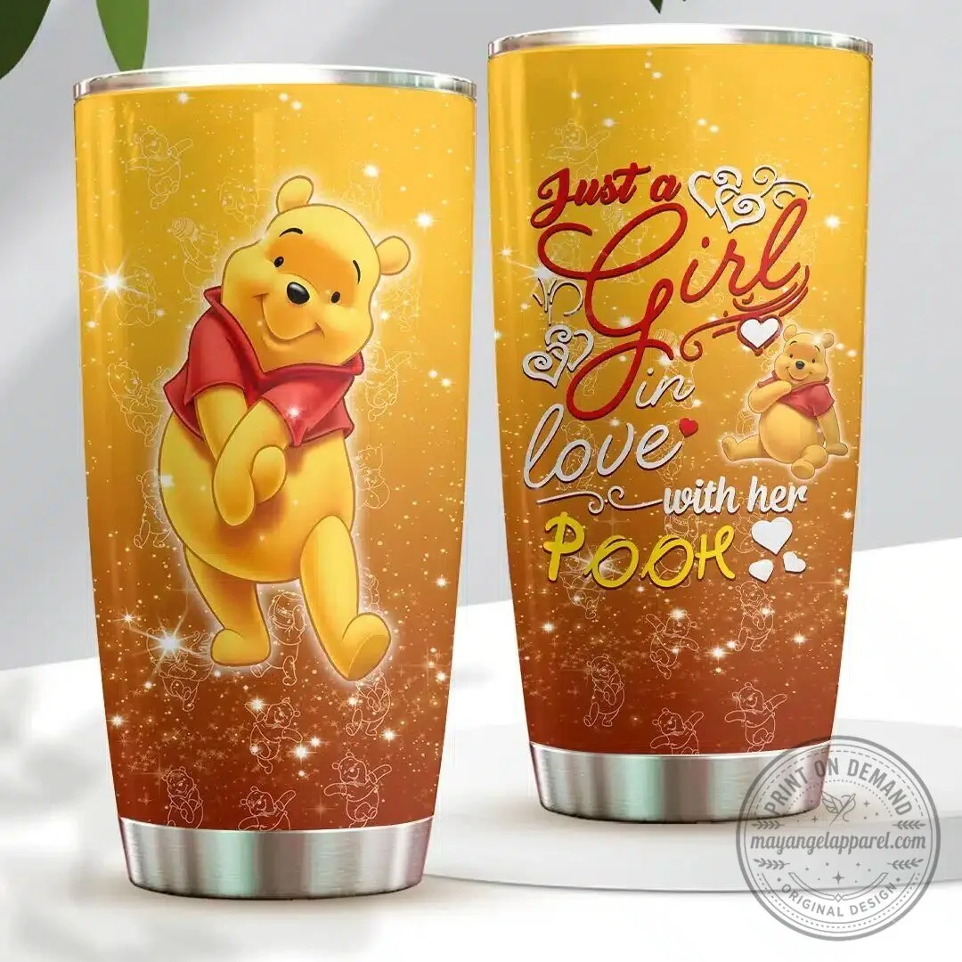 Winnie the Pooh Just a Girl in Love with Her Pooh Bear Tumbler