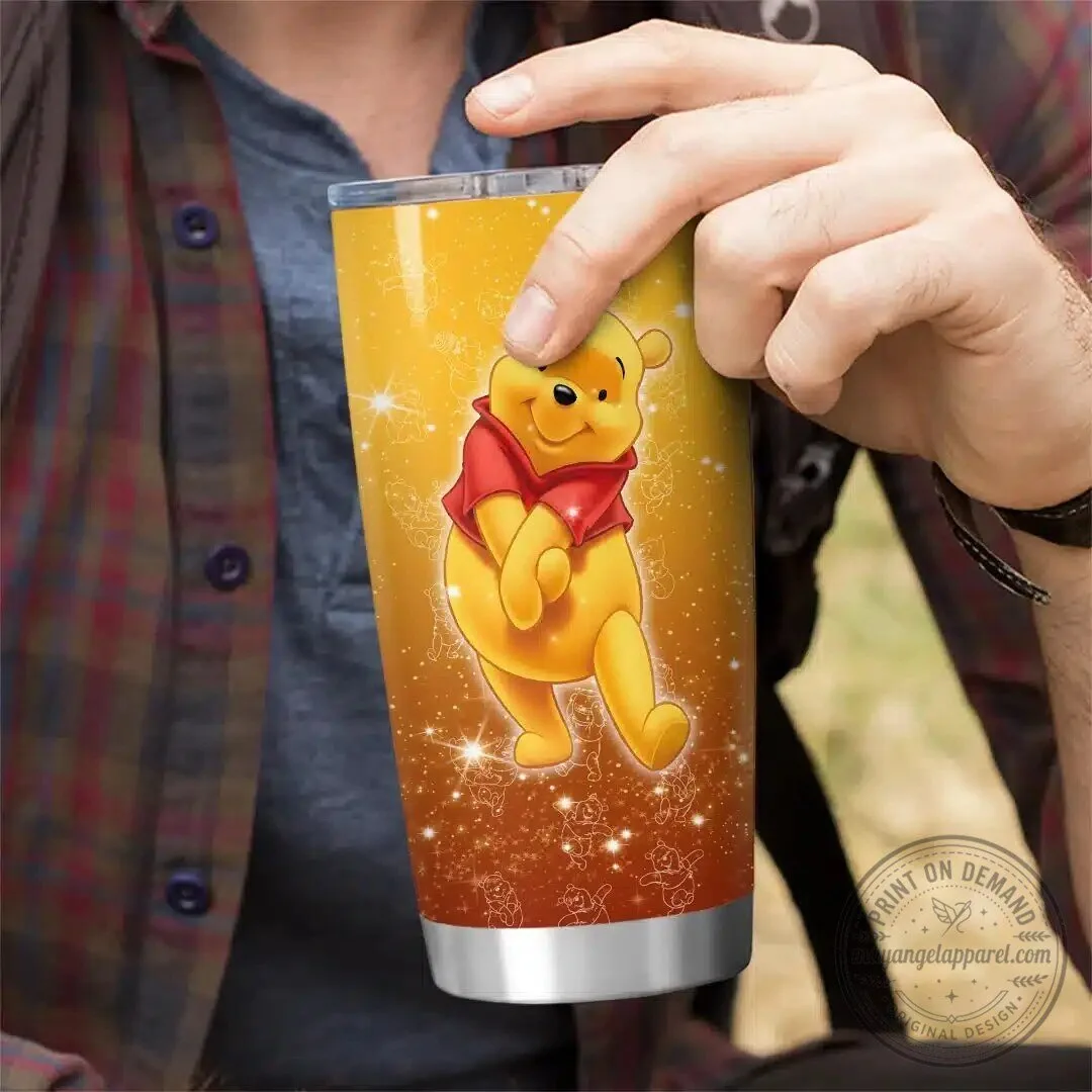 Winnie the Pooh Just a Girl in Love with Her Pooh Bear Tumbler 5 Winnie the Pooh Just a Girl in Love with Her Pooh Bear Tumbler