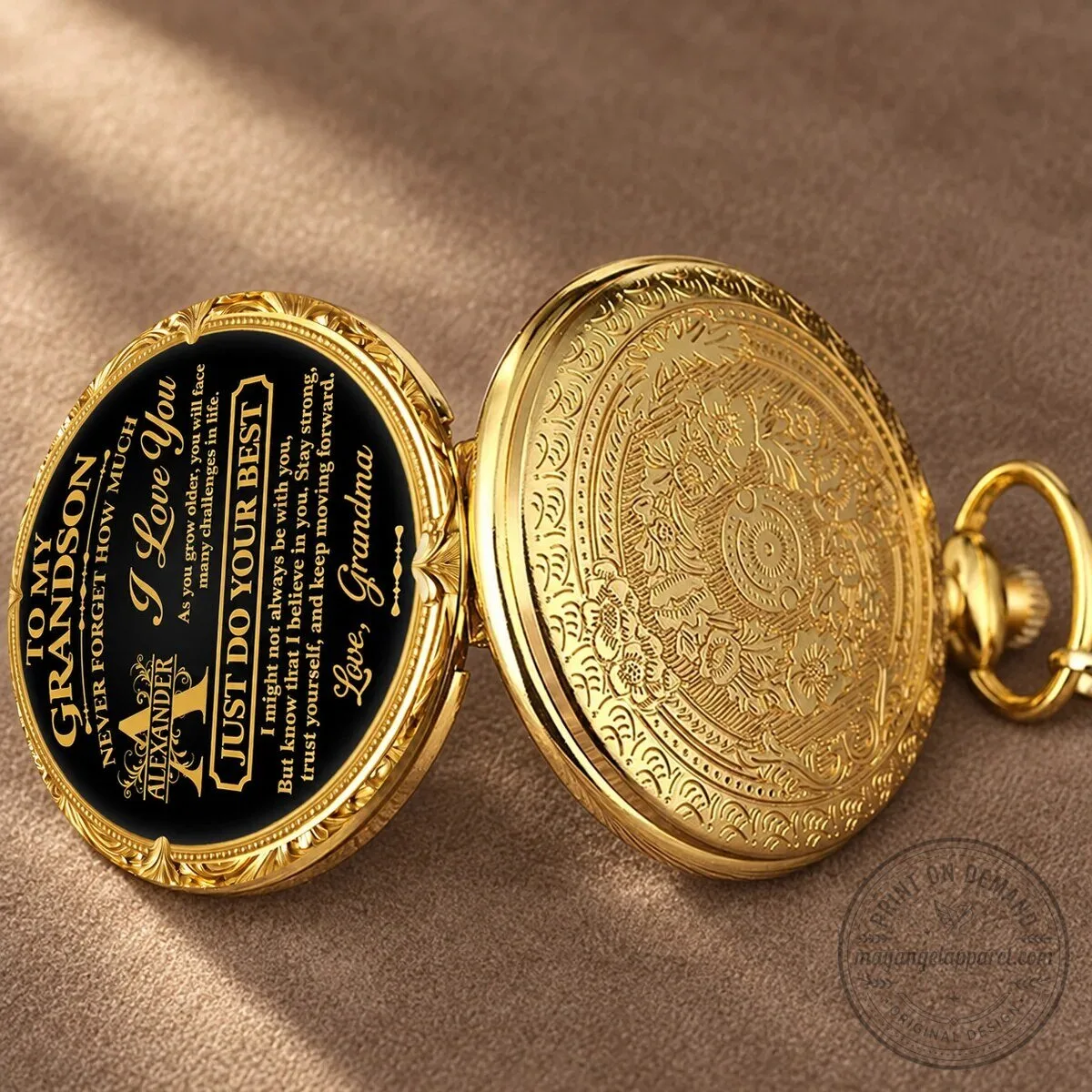 Grandson Never Forget How Much I Love You Grandma Engraved Pocket Watch 10 Grandson Never Forget How Much I Love You Grandma Engraved Pocket Watch