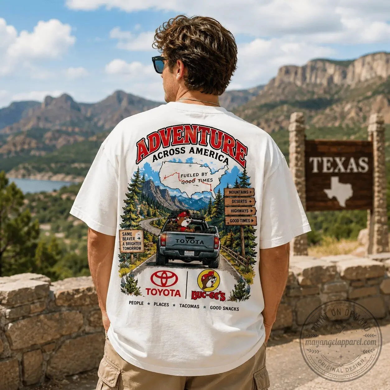 Buc-ee's Toyota Across America Adventure T-Shirt