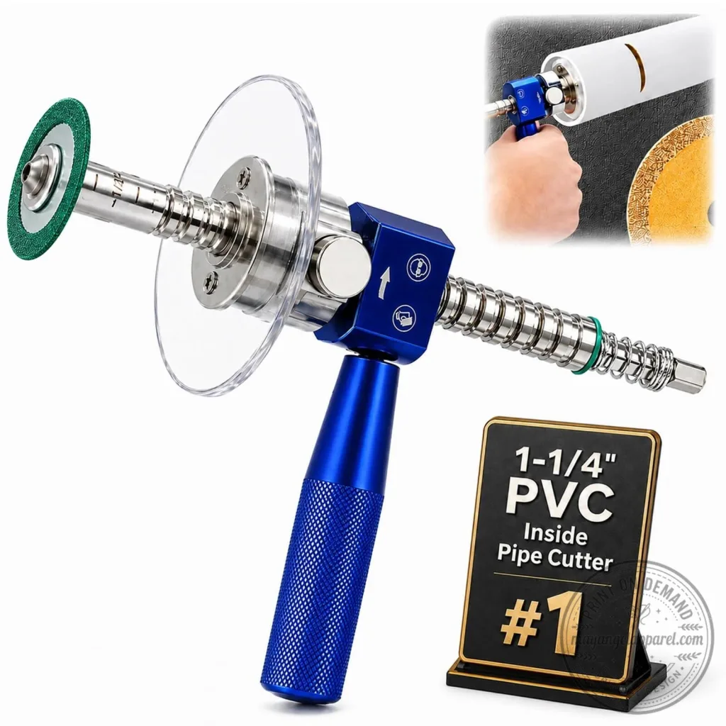 Internal PVC Pipe Cutter Tool with Diamond Wheel for 1-14 Inch Pipes Internal PVC Pipe Cutter Tool with Diamond Wheel for 1-1/4 Inch Pipes