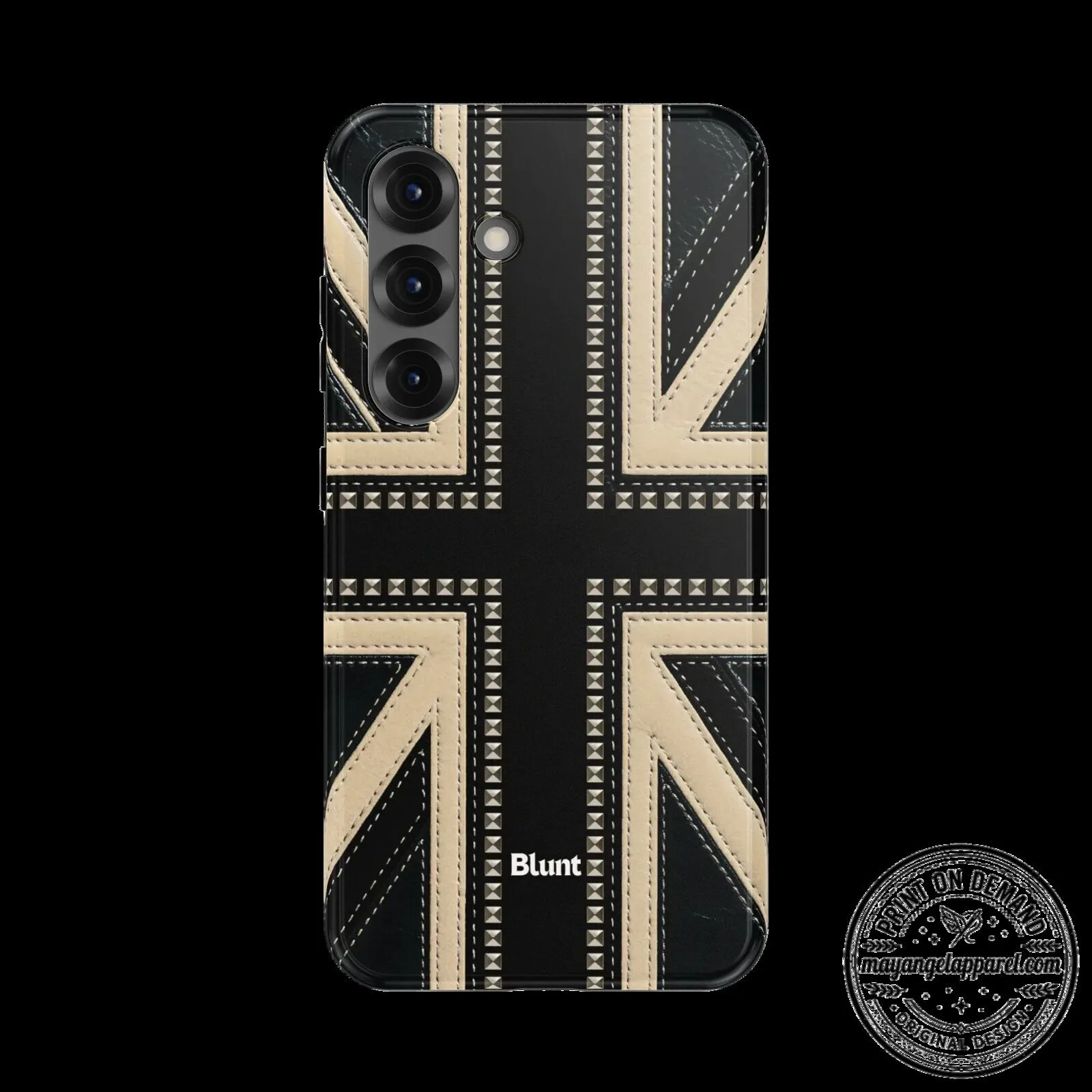 Union Jack Studded Leather Design Samsung Galaxy Phone Case 1 Union Jack Studded Leather Design Samsung Galaxy Phone Case