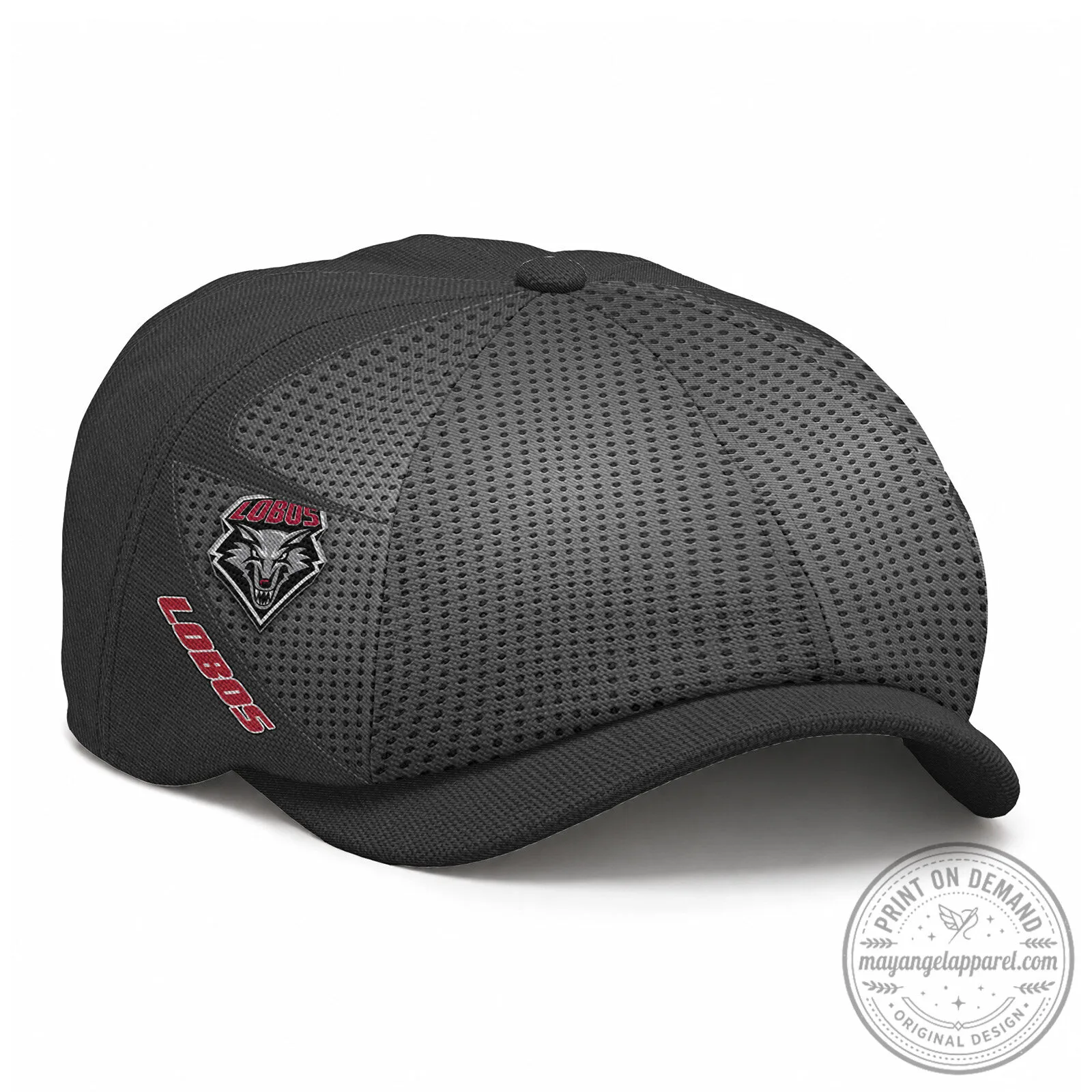 Kyrie Irving Forged By Fire Graphic T-Shirt 4 New Mexico Lobos NCAA Black Newsboy Cap Hat for Men and Women