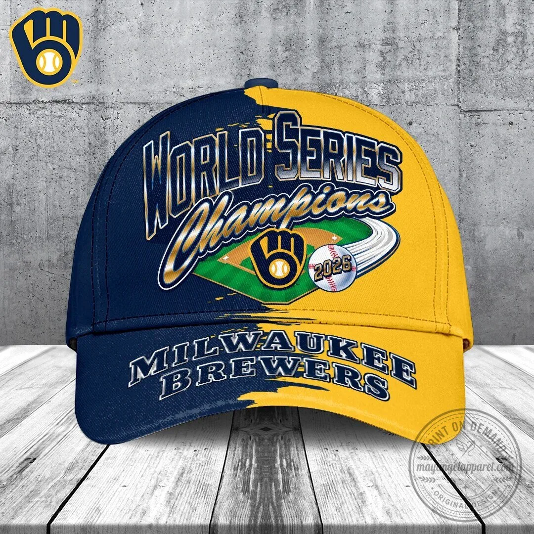 Milwaukee Brewers World Series Champions 2026 Baseball Cap 1 Milwaukee Brewers World Series Champions 2026 Baseball Cap